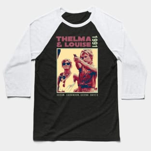 thelma and louise 1991 retro red Baseball T-Shirt